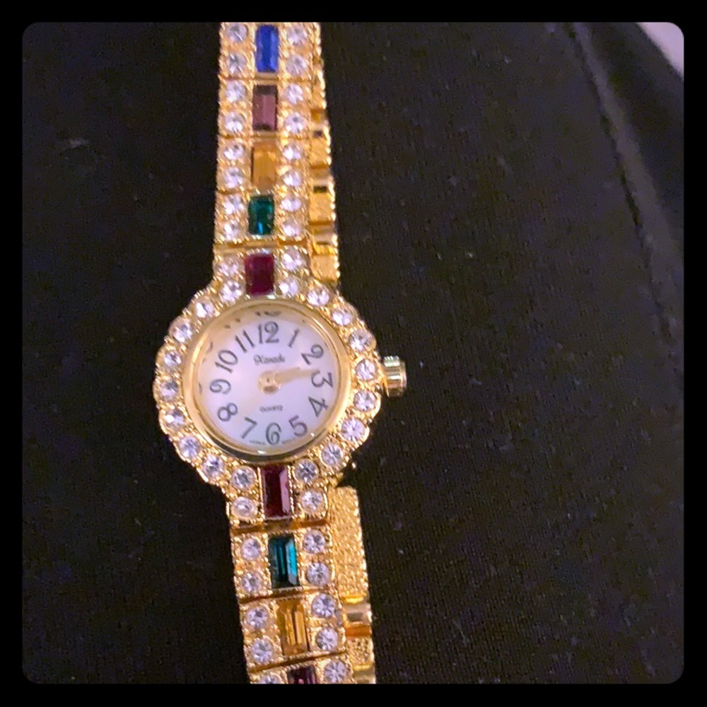 Beautiful bejeweled watch